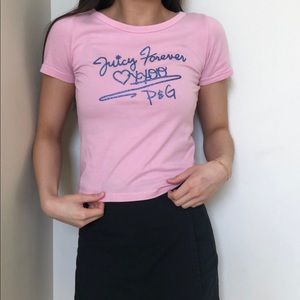 JUICY COUTURE Pink Baby Tee